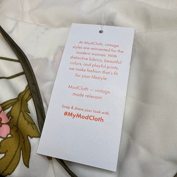 Modcloth Floral Halter Maxi Dress Size 8 - Picture 6 of 15